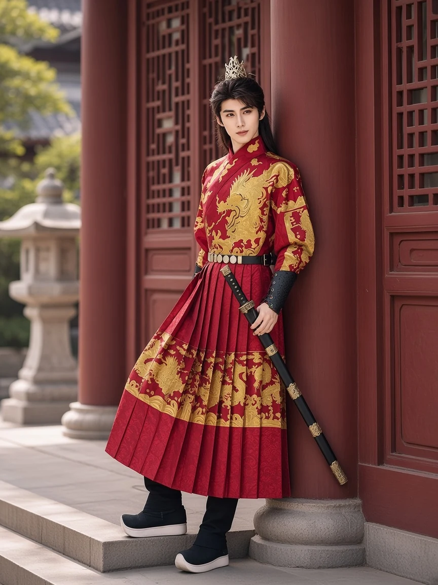 Huachaoji Jiang Jun Ling · pillar lean mood